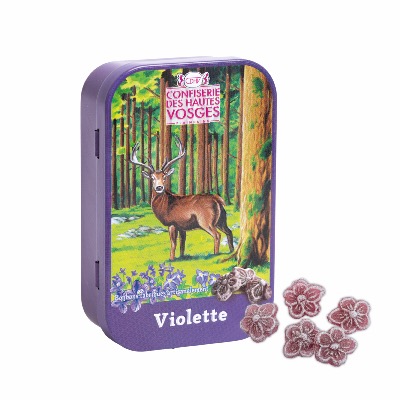 Boîte de bonbons Violette 70 g