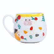 Coffret dégustation mug + dosettes de brisures de bonbons - jaune