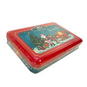 Grande boîte "Père Noël, le lutin et son traîneau" - 280g de bonbons