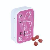 Boîte de bonbons "Bulles Roses" Cerise 50 g