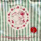 Sac tissu inédit "EPV" vert 