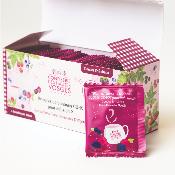 Boîte 20 dosettes de brisures de bonbons CDHV pour infusions®  fruits rouges - CLASSIQUE