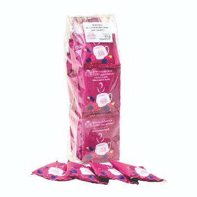 20 dosettes de brisures de bonbons CDHV pour infusions®  fruits rouges - CLASSIQUE