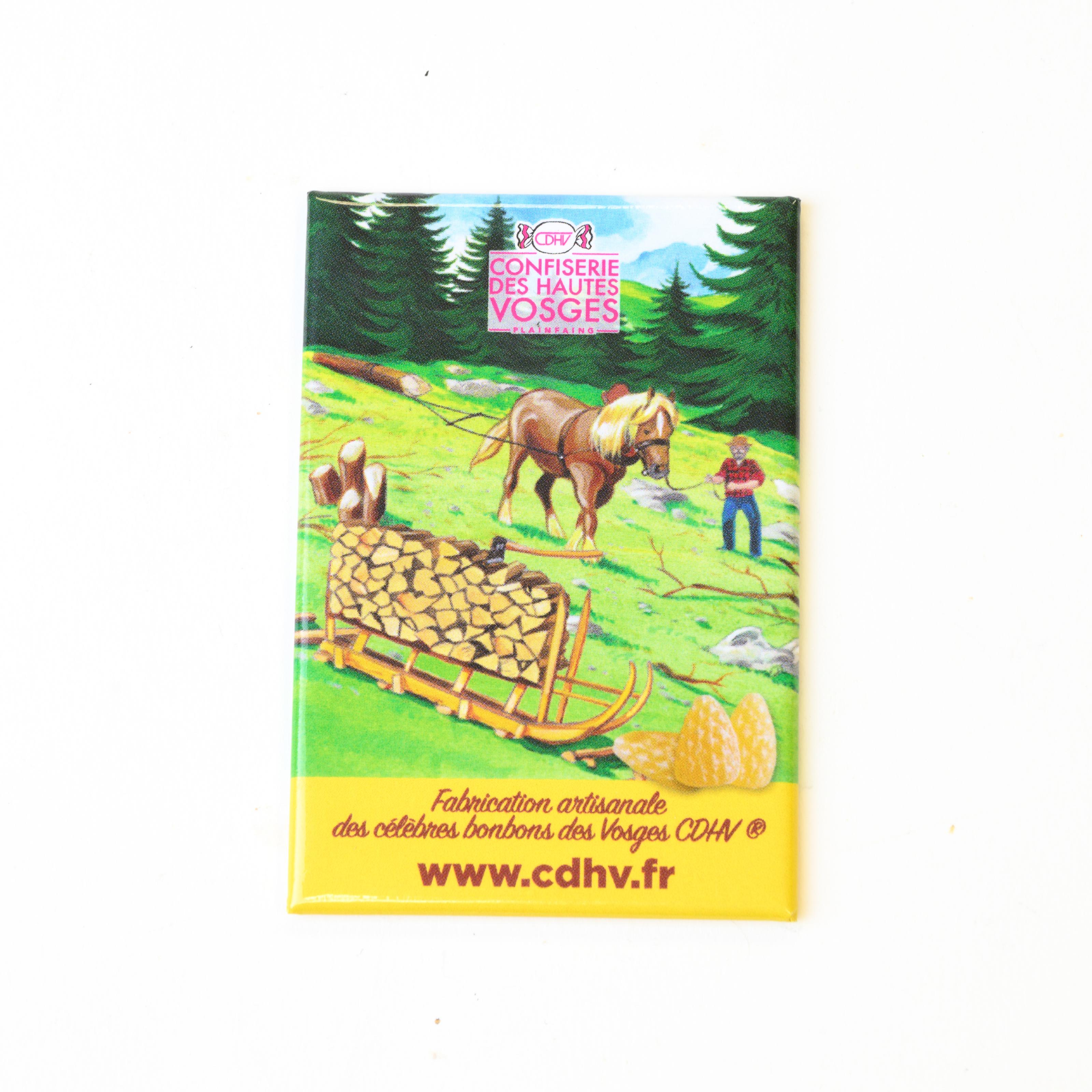 Magnet jaune - sapin 