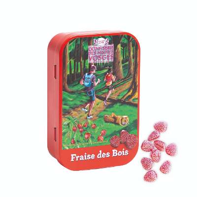Boîte de bonbons Fraise des Bois 70 g