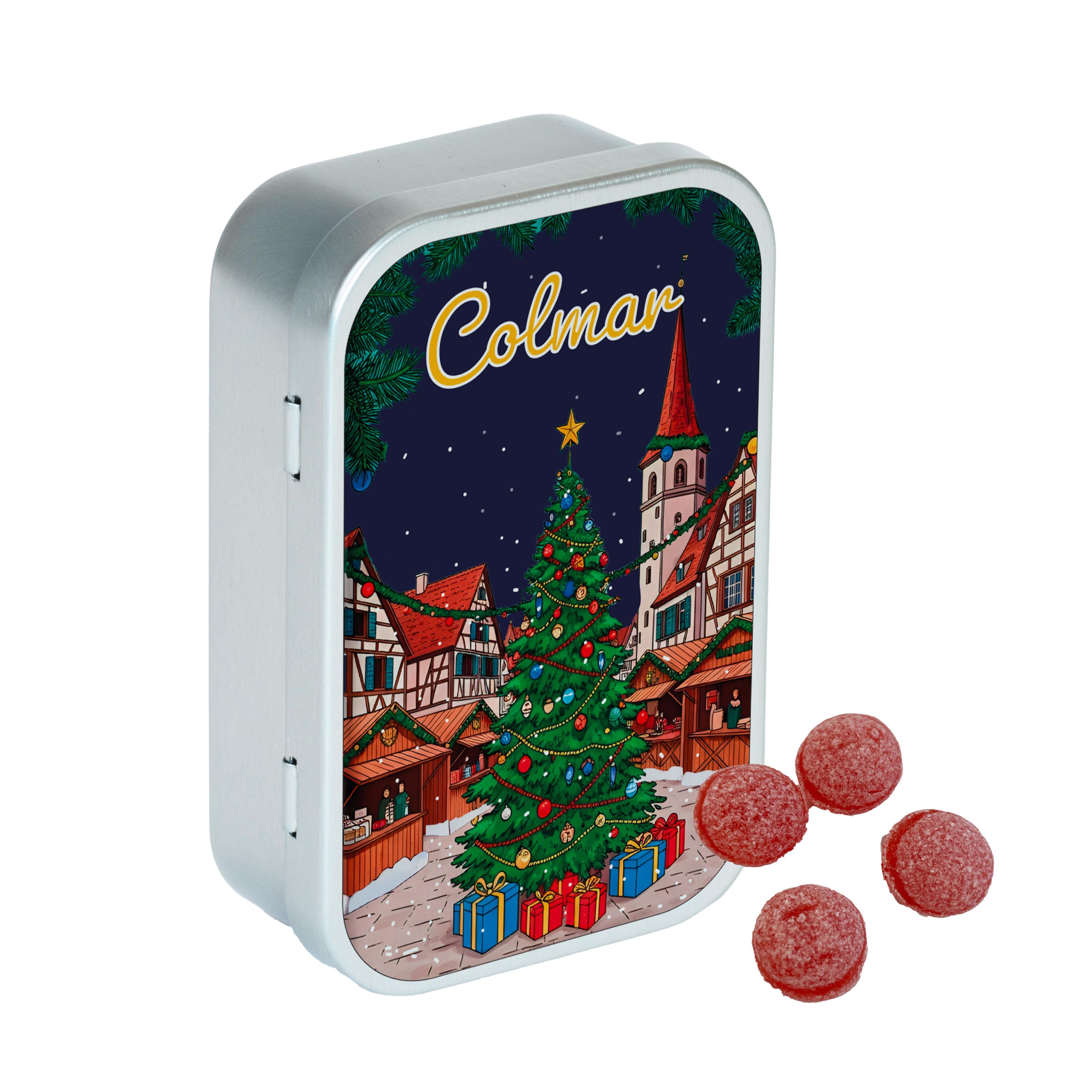 Boîte inédite Marché de Noël Colmar - bonbon cerise 50g