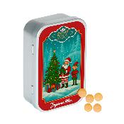 Boîte métal inédite Joyeuses Fêtes - Bonbon Pomme-Cannelle 50 g