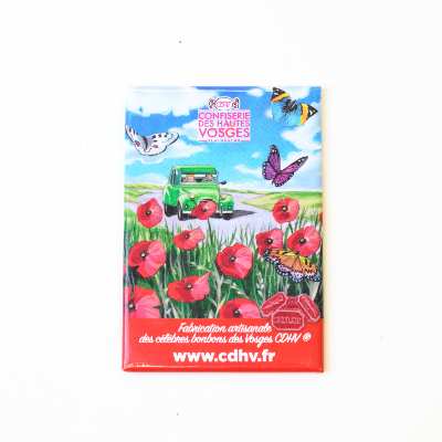 Magnet rouge - Coquelicot